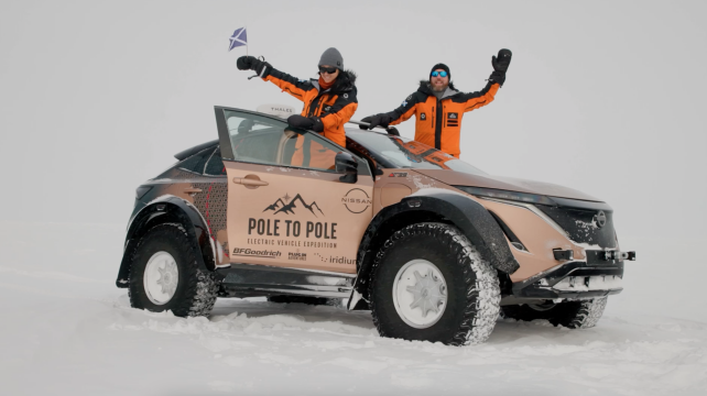 創造不凡！ARIYA艾睿雅成為史上首臺成功跨越南北兩極的純電動車！